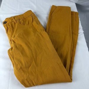 Refuge Womens Mustard Yellow Jeans Size 4